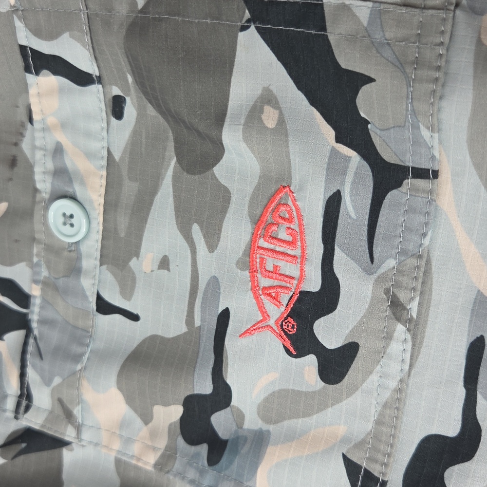 AFTCO Men's Marlin Camo Fishing Casual Shorts Size 38 - Picture 2 of 9